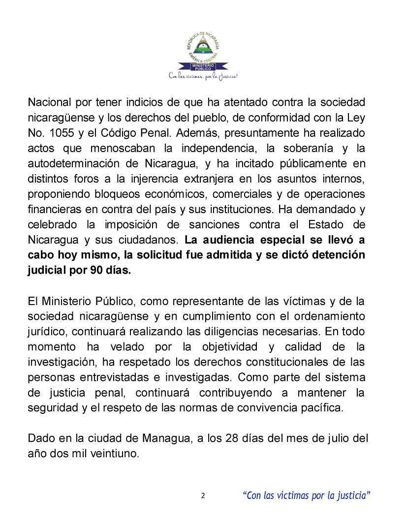 COMUNICADO